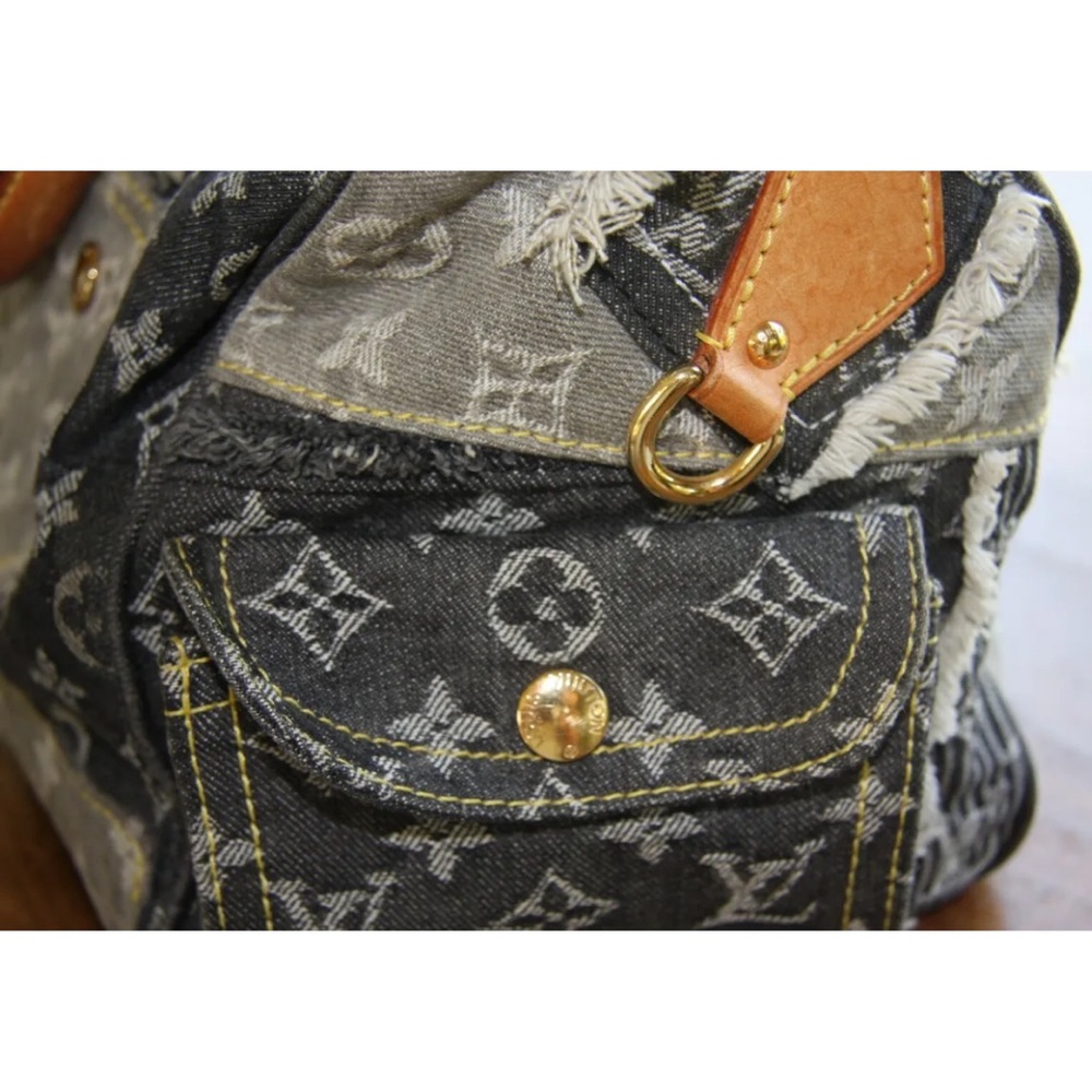 Authentic Louis Vuitton limited edition denim patchwork speedy - Picture 3 of 12